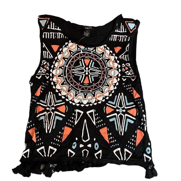 Tops - Azteca Fringe Top ⭐️Rare⭐️